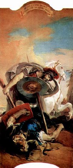 Giovanni Battista Tiepolo Eteokles und Polyneikes oil painting image